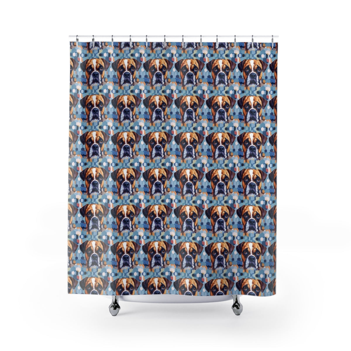 Hexagonal Reverie Boxers Shower Curtain