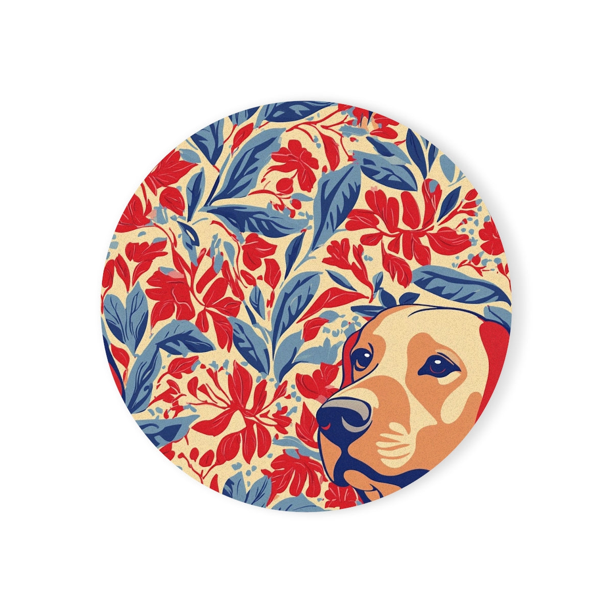 Hibiscus Dreams Golden Coasters