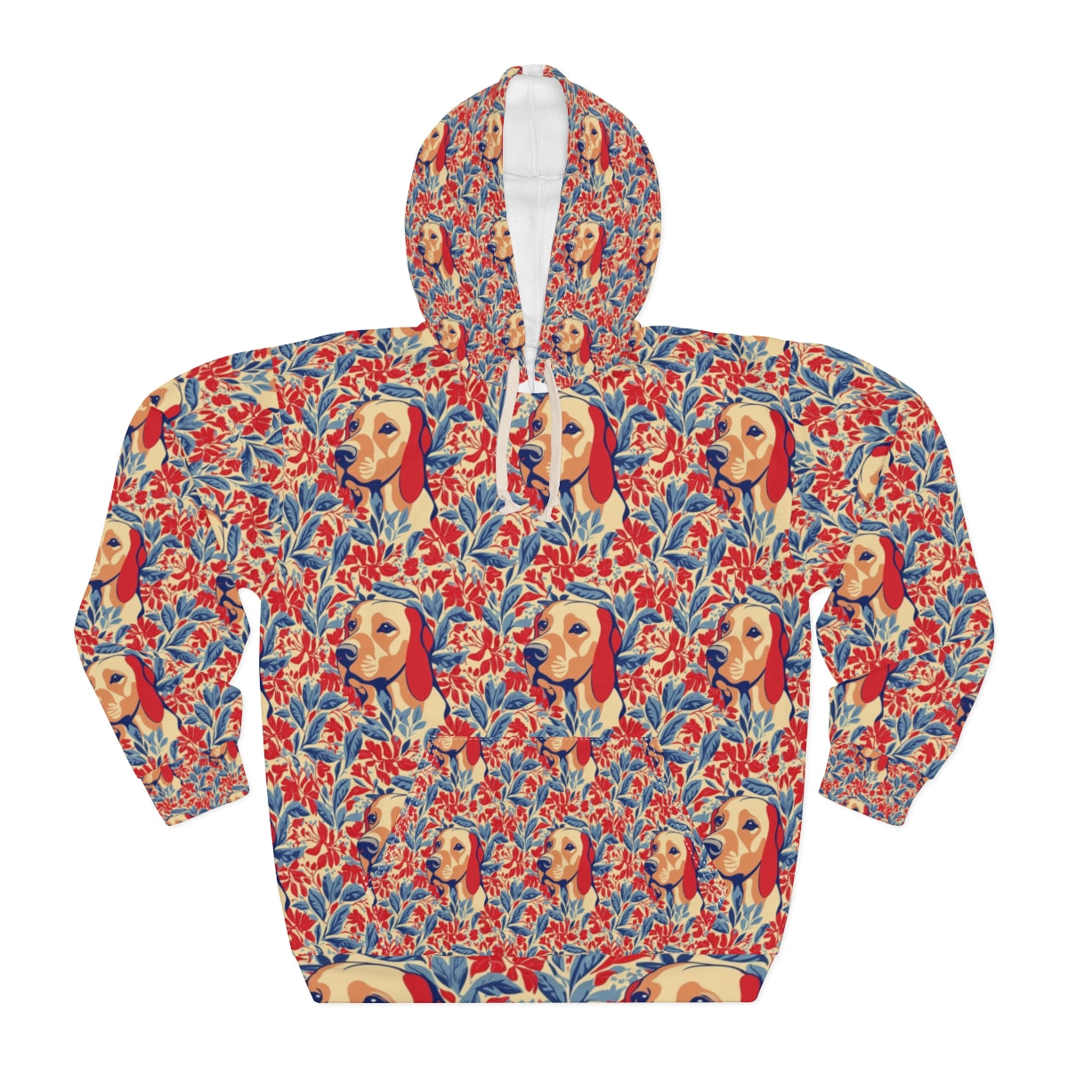 Hibiscus Dreams Golden Hoodie
