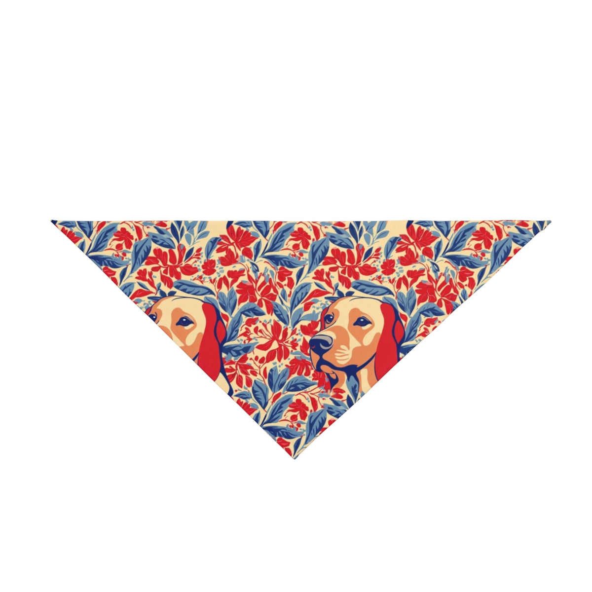Hibiscus Dreams Golden Pet Bandana