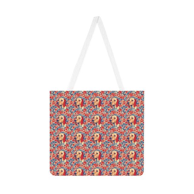 Hibiscus Dreams Golden Tote Bag