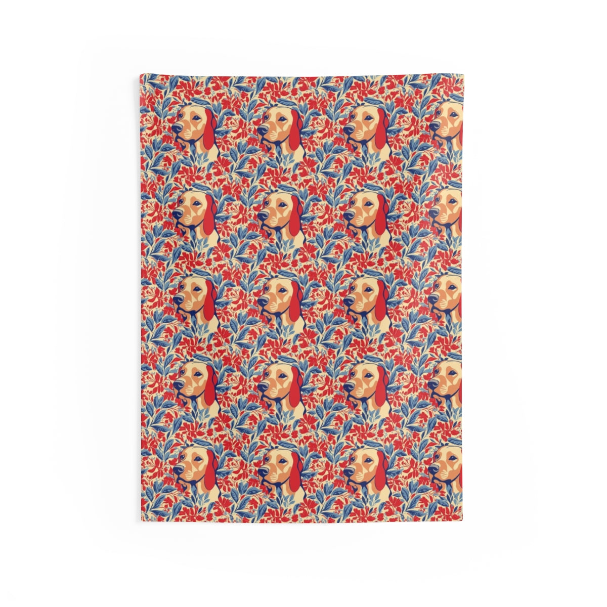 Hibiscus Dreams Golden Wall Tapestry
