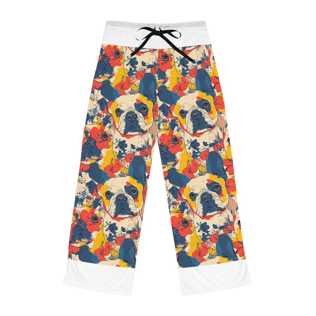 Hibiscus Haven Frenchies Pajama Pants