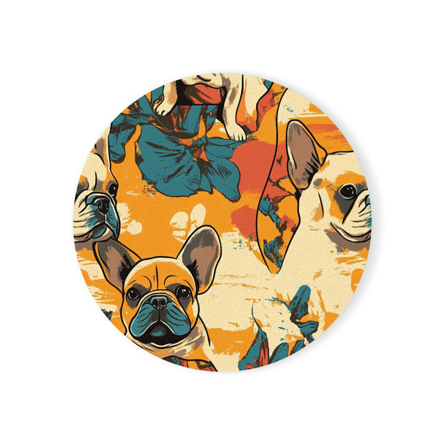 Hibiscus Sunset Frenchies Coasters