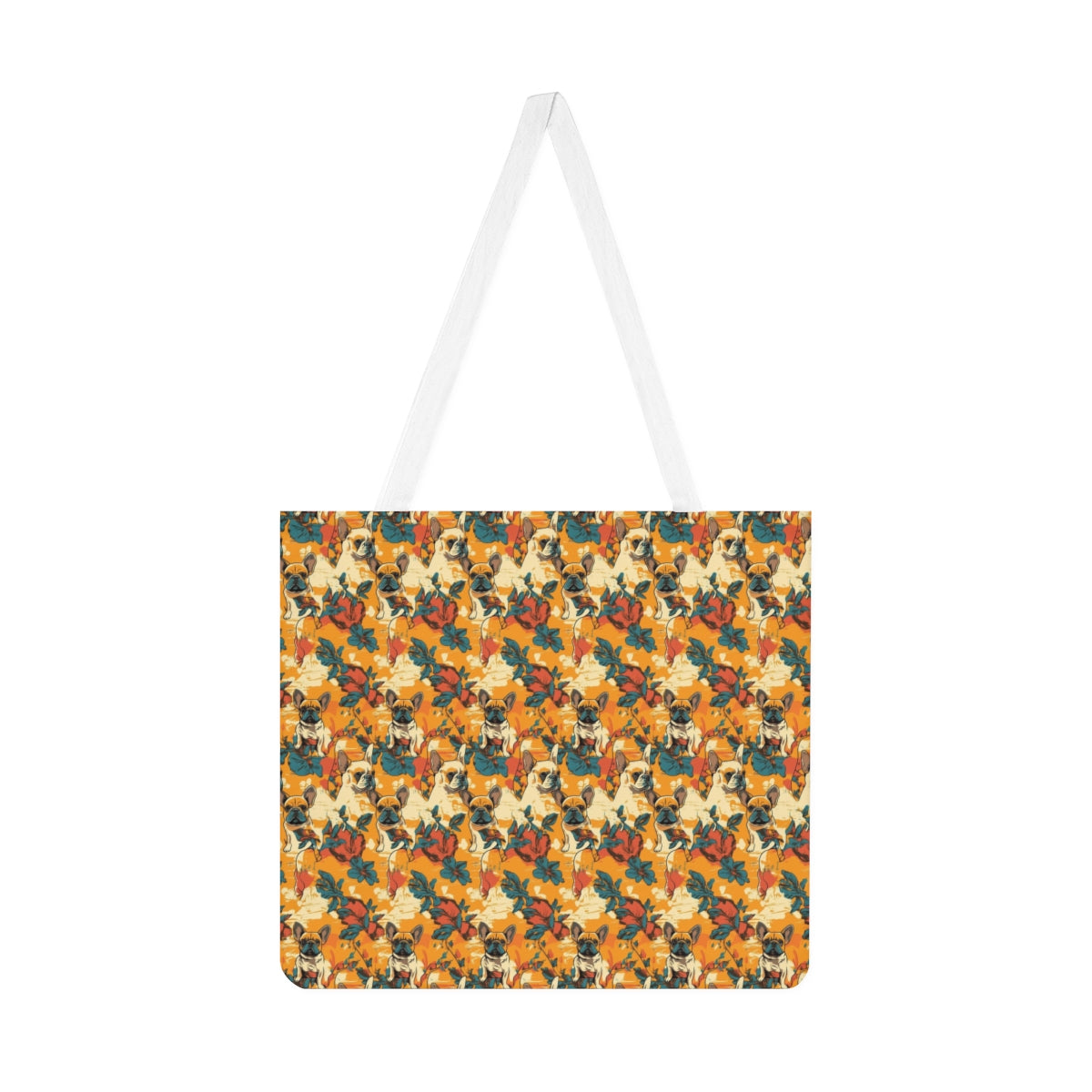 Hibiscus Sunset Frenchies Tote Bag