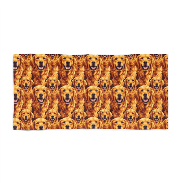Honey Hour Retrievers Beach Towel