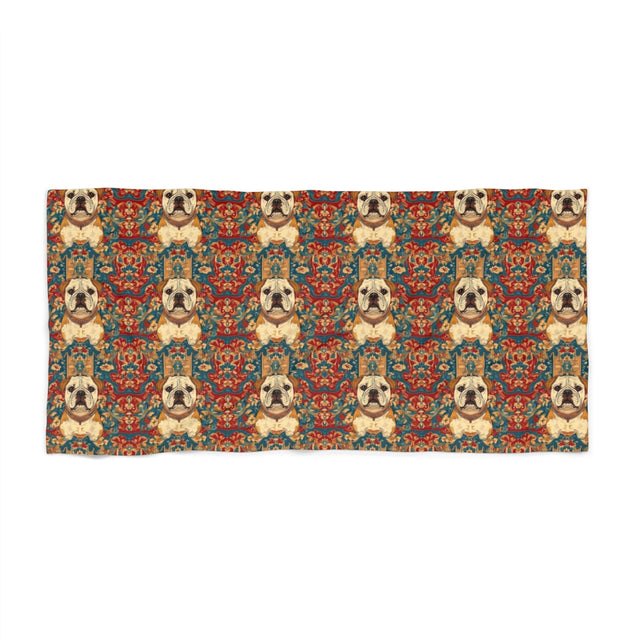 Imperial Court Bulldogs Beach Towel