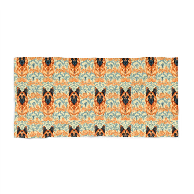 Imperial Garden Shepherds Beach Towel