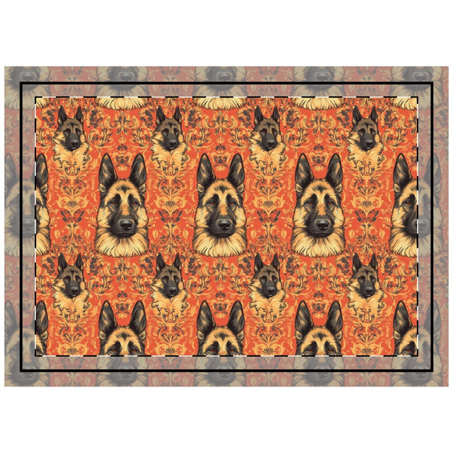 Imperial Shepherds Throw Pillow