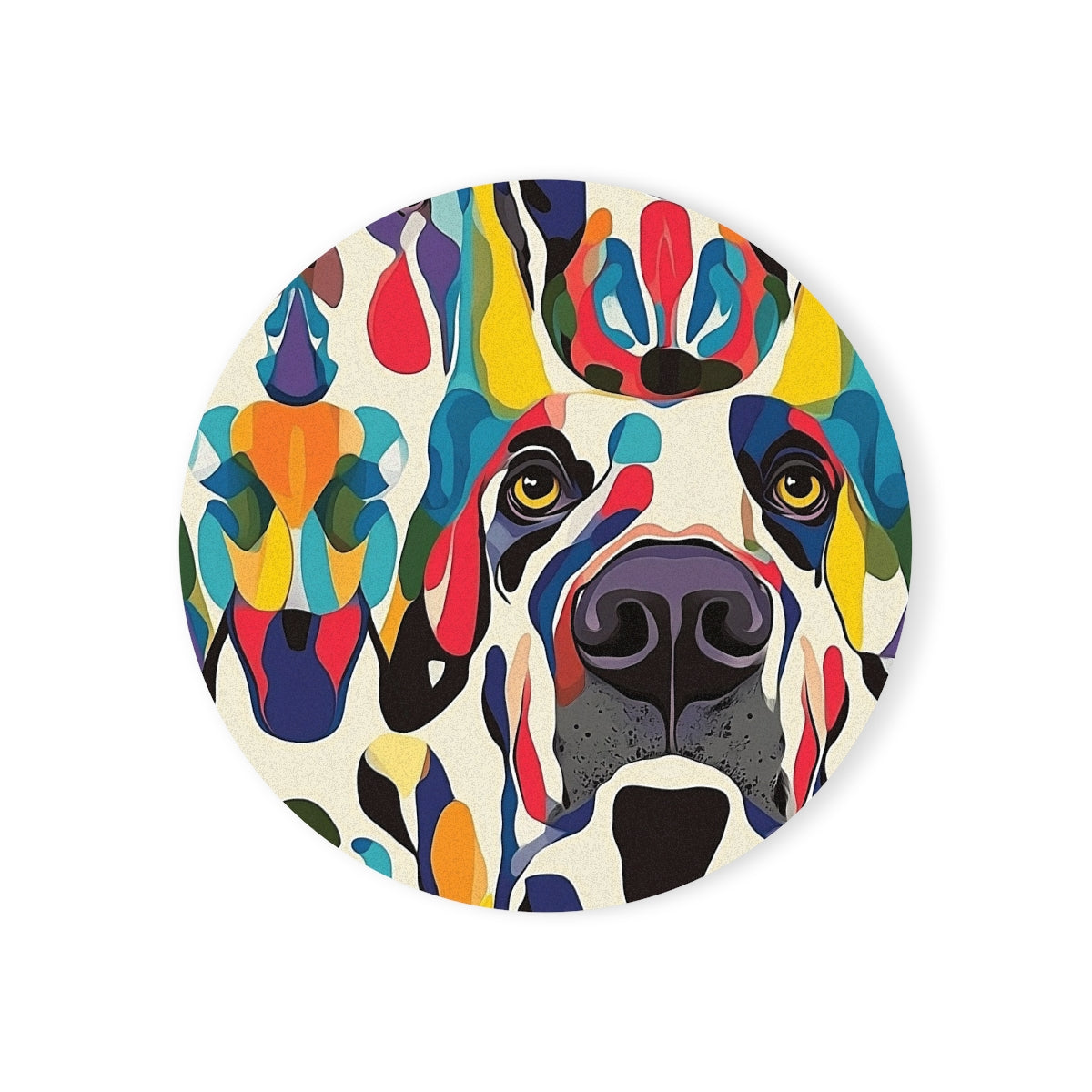 Kaleidoscope Danes Coasters