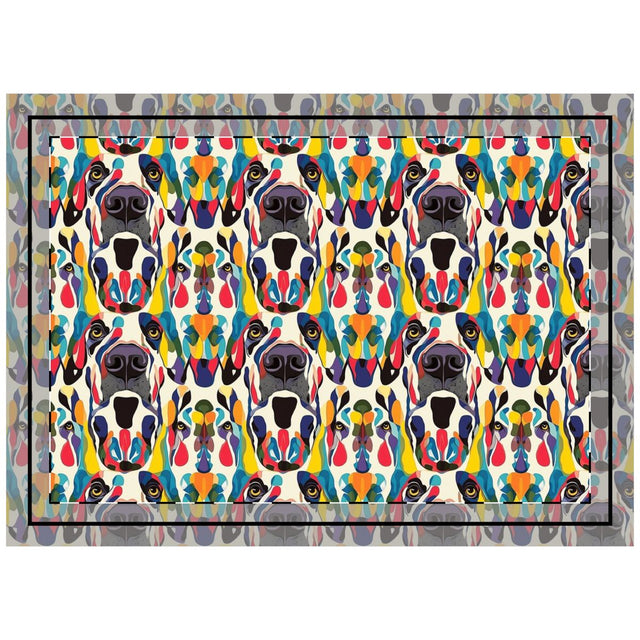 Kaleidoscope Danes Throw Pillow