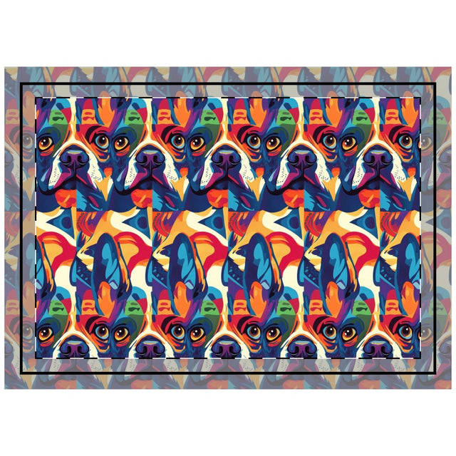 Kaleidoscope French Bulldog Dreams Throw Pillow