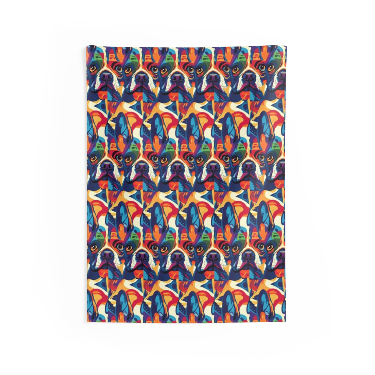 Kaleidoscope French Bulldog Dreams Wall Tapestry