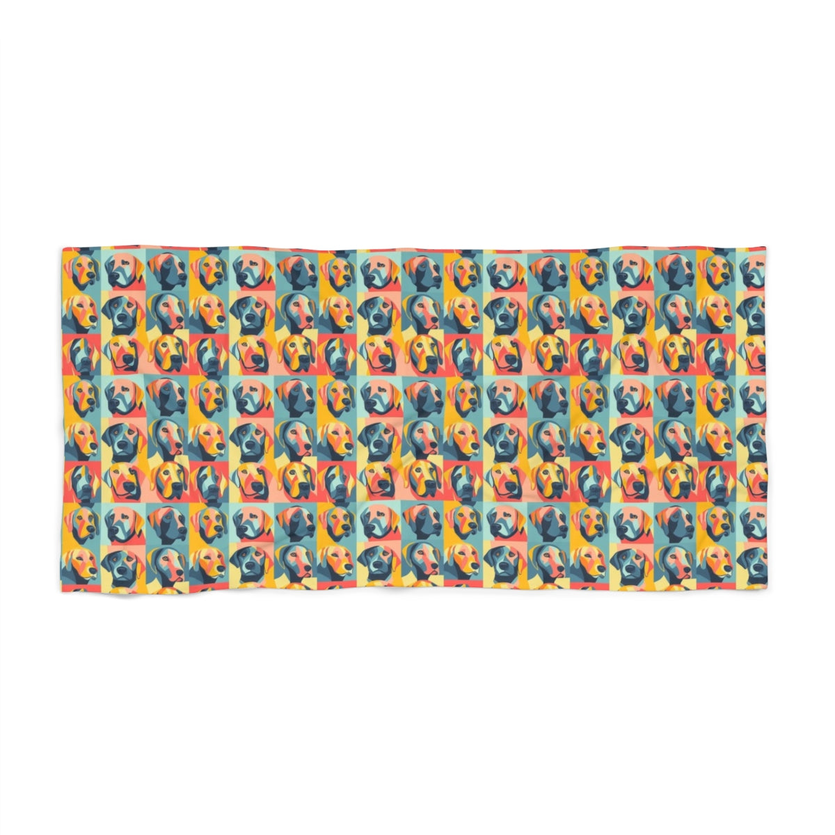 Kaleidoscope Labradors Beach Towel