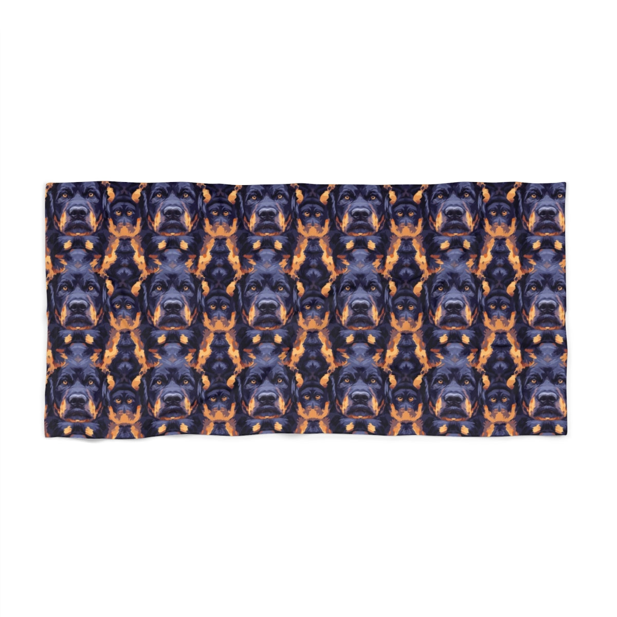 Kaleidoscope Rottie Dreams Beach Towel