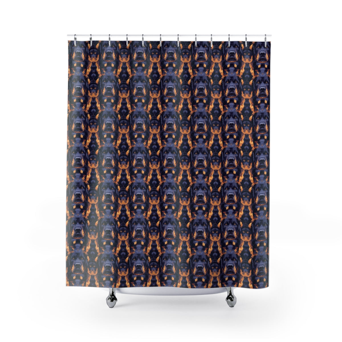 Kaleidoscope Rottie Dreams Shower Curtain