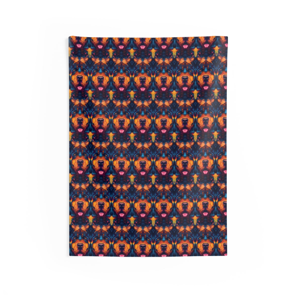 Kaleidoscope Rottweiler Dreams Wall Tapestry