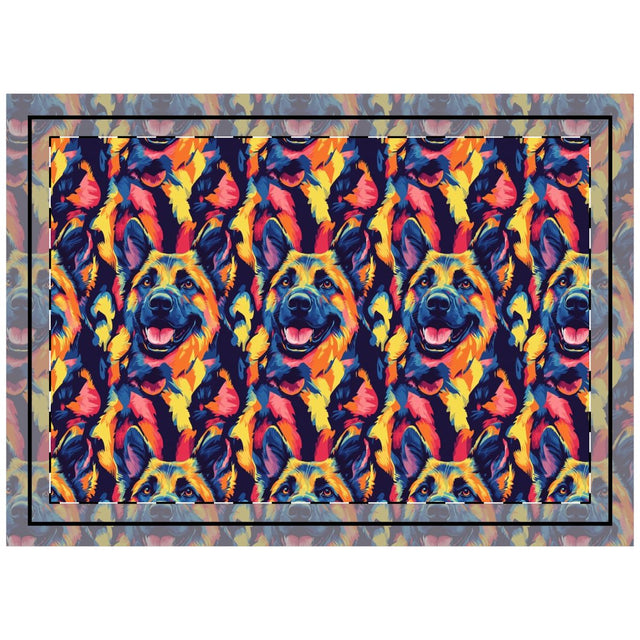 Kaleidoscope Shepherds Throw Pillow