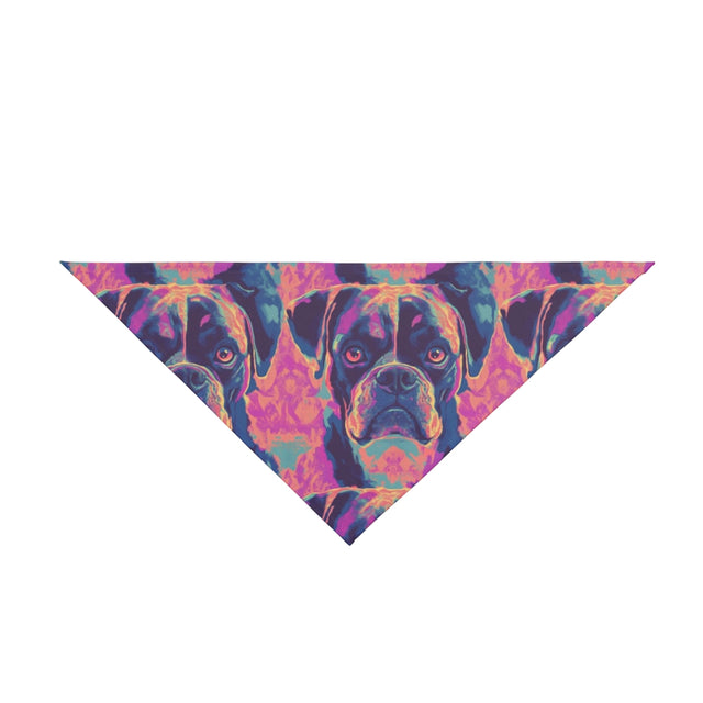 Magenta Neon Boxers Pet Bandana