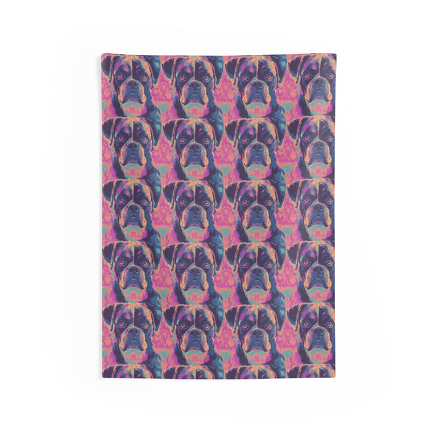 Magenta Neon Boxers Wall Tapestry