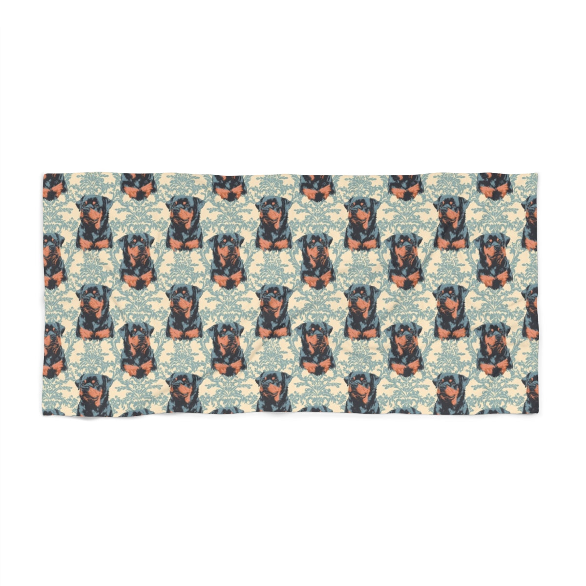 Manor House Rottweilers Beach Towel