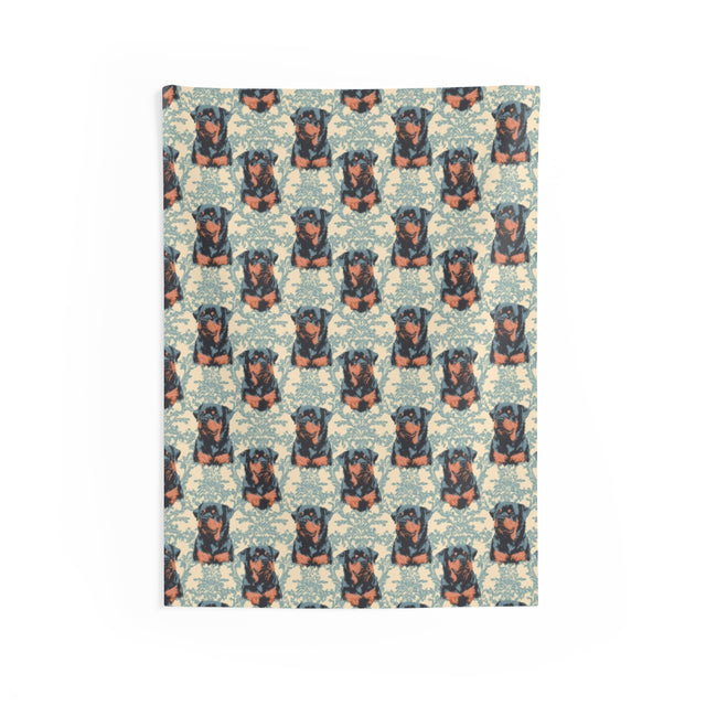 Manor House Rottweilers Wall Tapestry