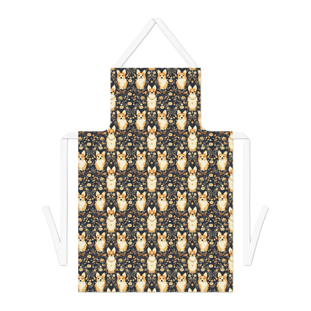 Midnight Autumn Corgis Apron