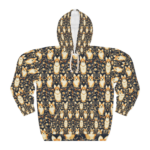 Midnight Autumn Corgis Hoodie