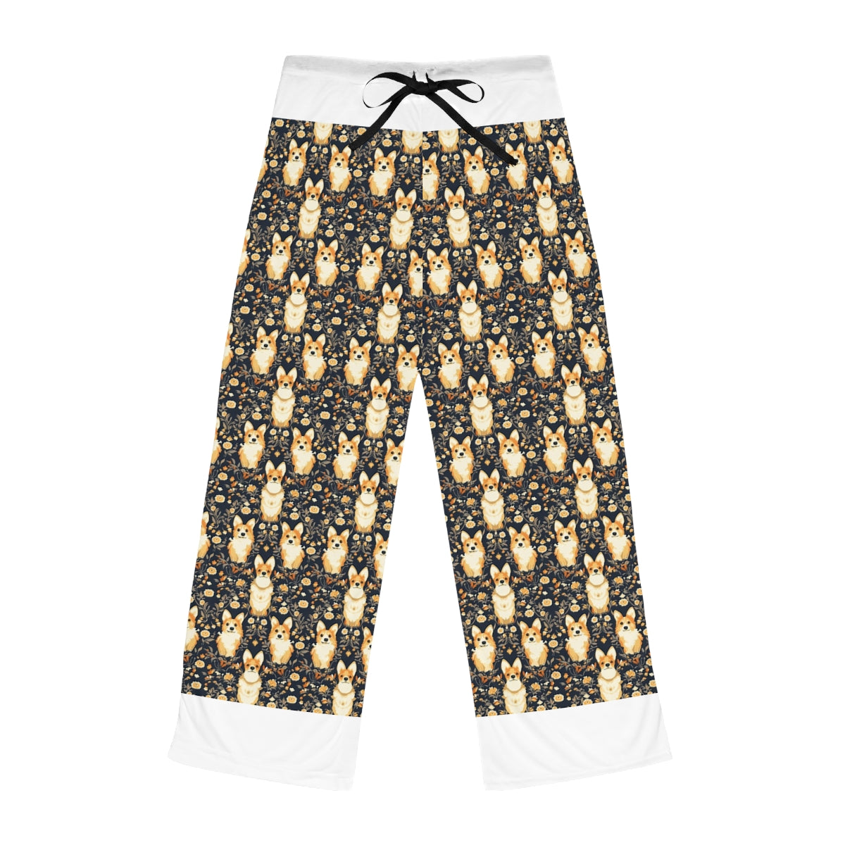 Midnight Autumn Corgis Pajama Pants