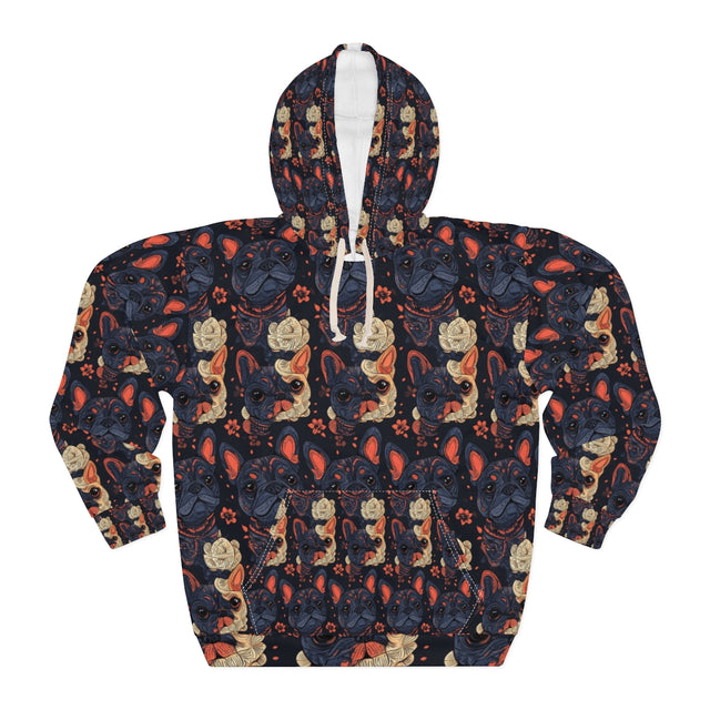 Midnight Bloom Frenchies Hoodie
