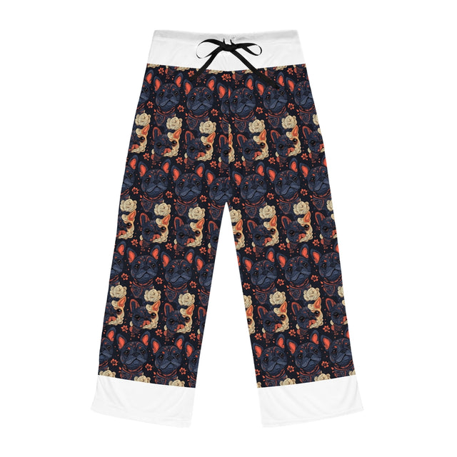 Midnight Bloom Frenchies Pajama Pants