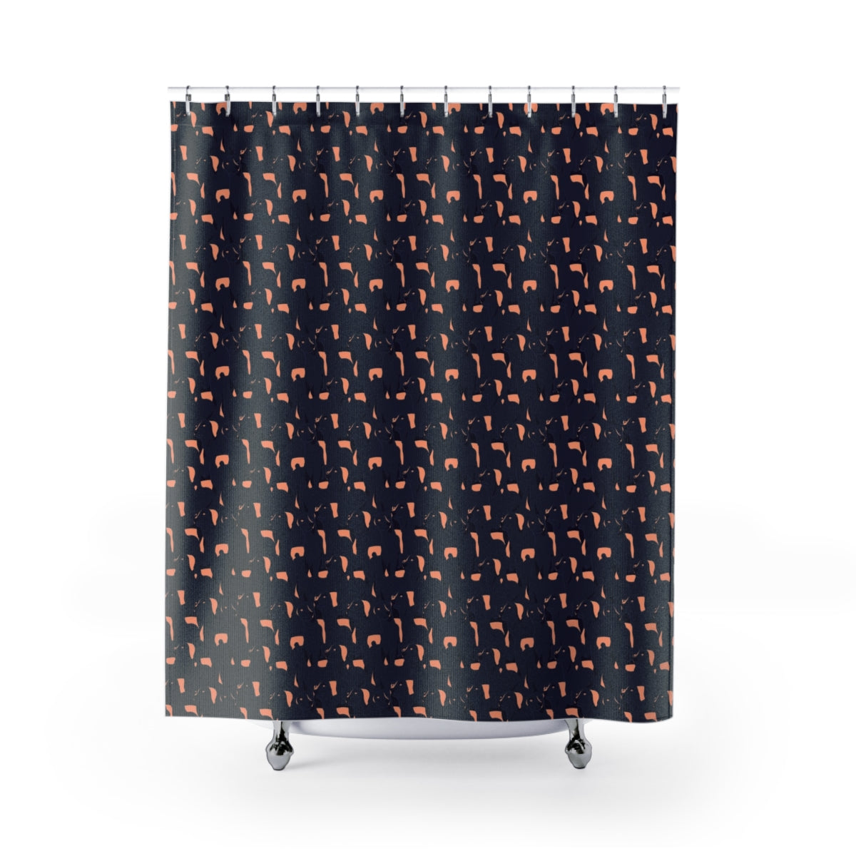 Midnight Dachshund Dreams Shower Curtain