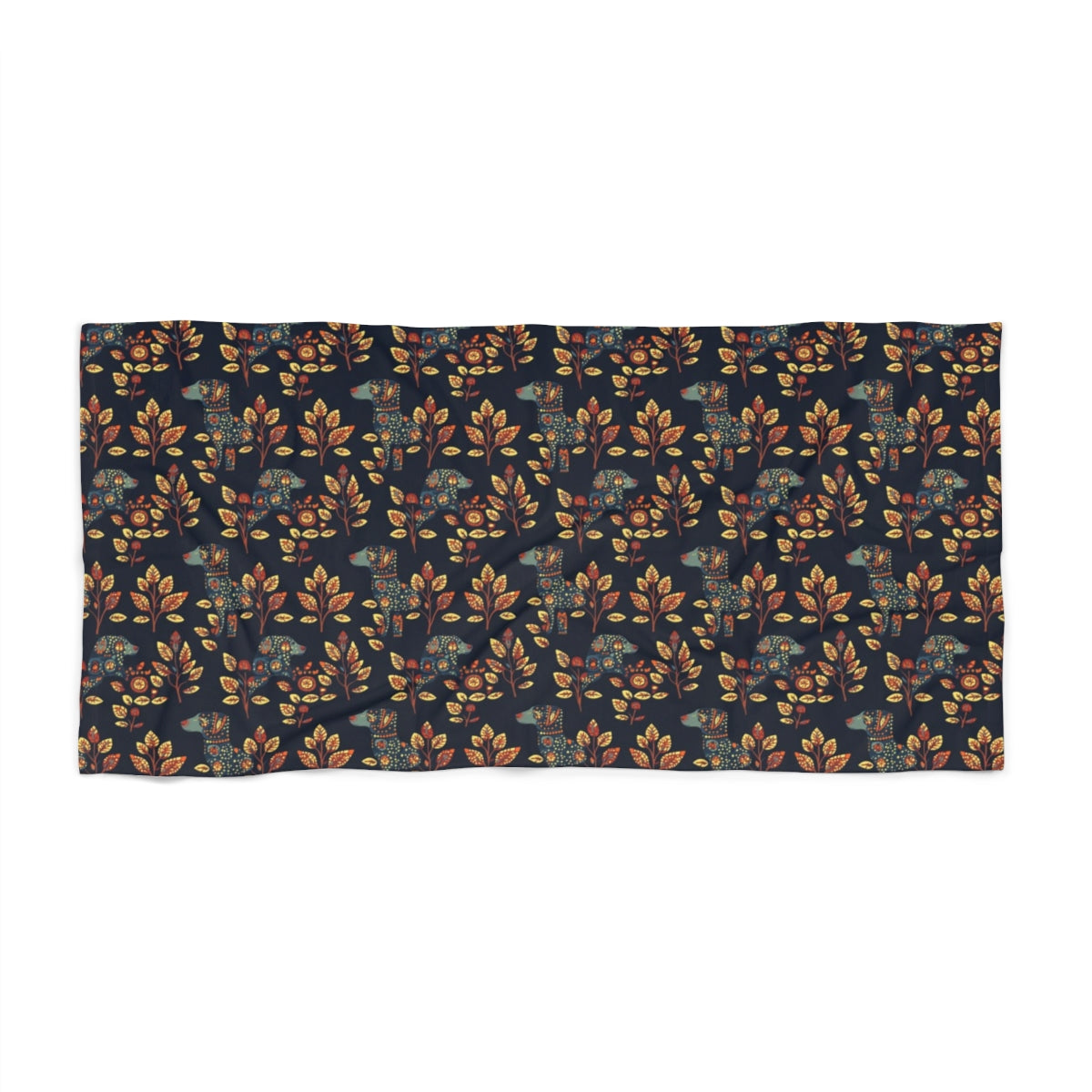 Midnight Folk Labs Beach Towel