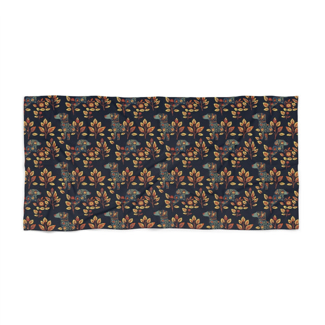 Midnight Folk Labs Beach Towel