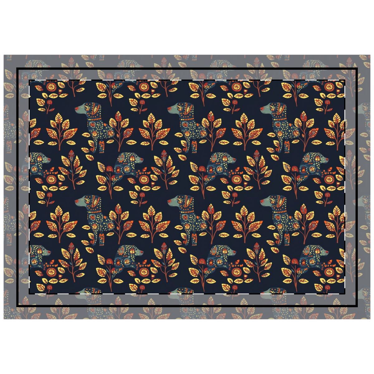 Midnight Folk Labs Throw Pillow