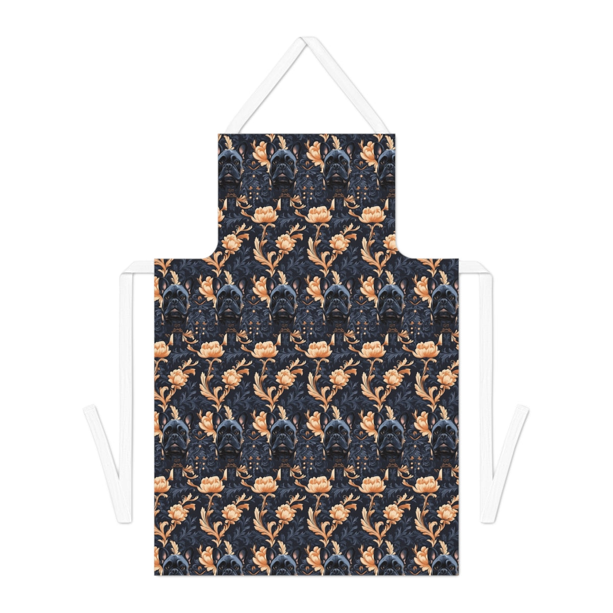 Midnight Frenchie Elegance Apron