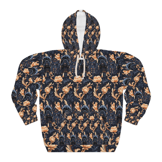 Midnight Frenchie Elegance Hoodie