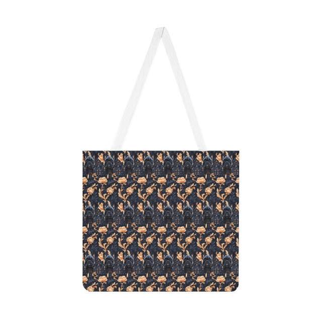 Midnight Frenchie Elegance Tote Bag