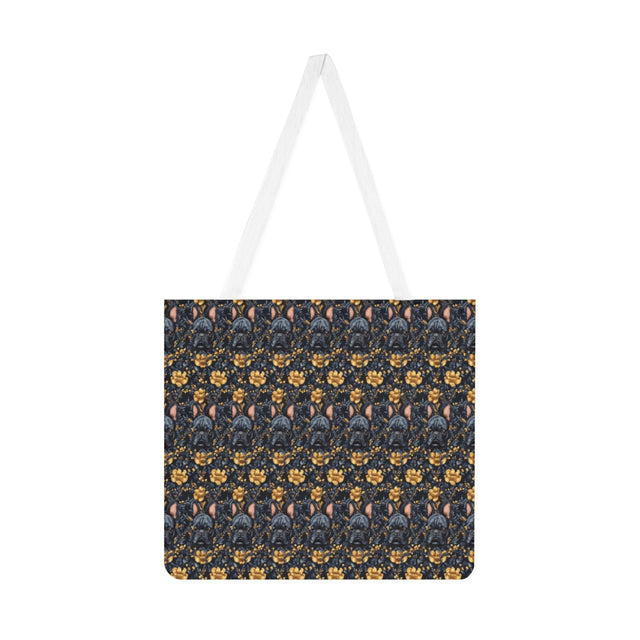 Midnight Garden Frenchies Tote Bag