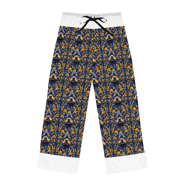 Midnight Gilded Rottweilers Pajama Pants