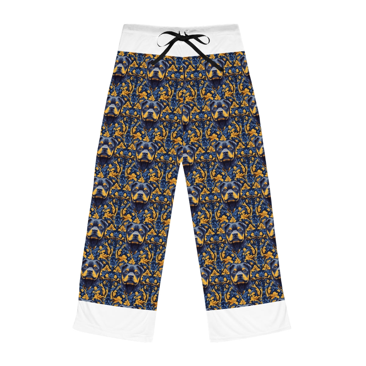 Midnight Gilded Rottweilers Pajama Pants