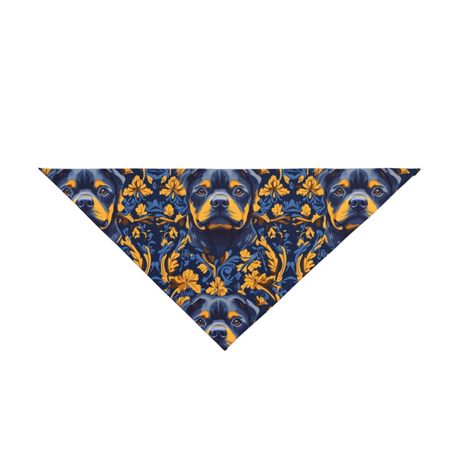 Midnight Gilded Rottweilers Pet Bandana
