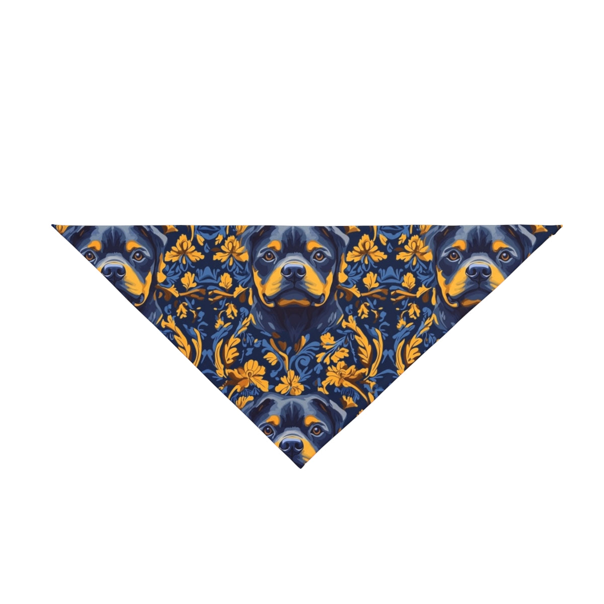 Midnight Gilded Rottweilers Pet Bandana