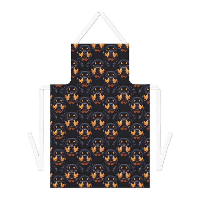 Midnight Guardian Rottweilers Apron