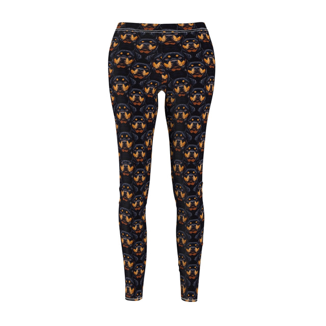 Midnight Guardian Rottweilers Leggings