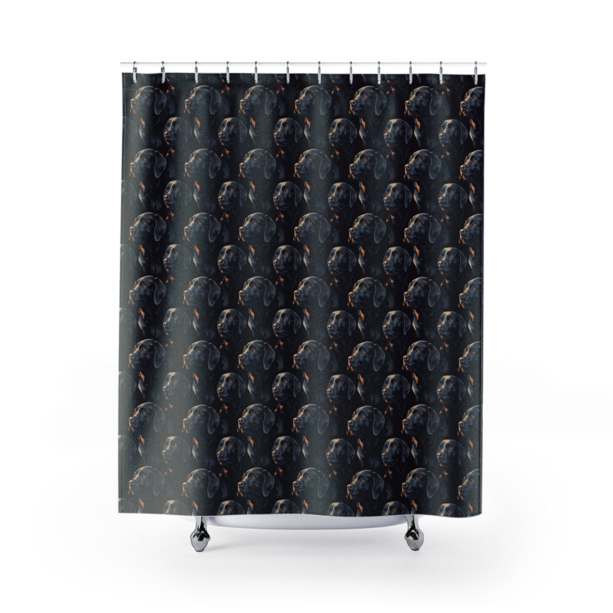 Midnight Muse Labradors Shower Curtain