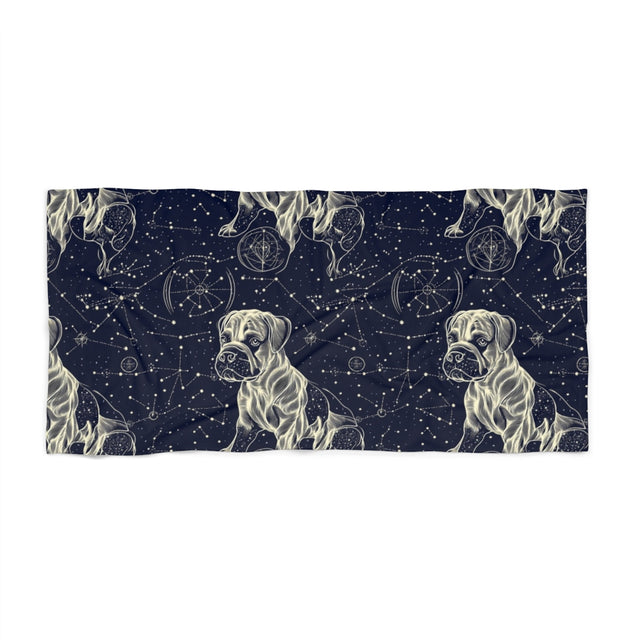 Midnight Navigator Boxers Beach Towel