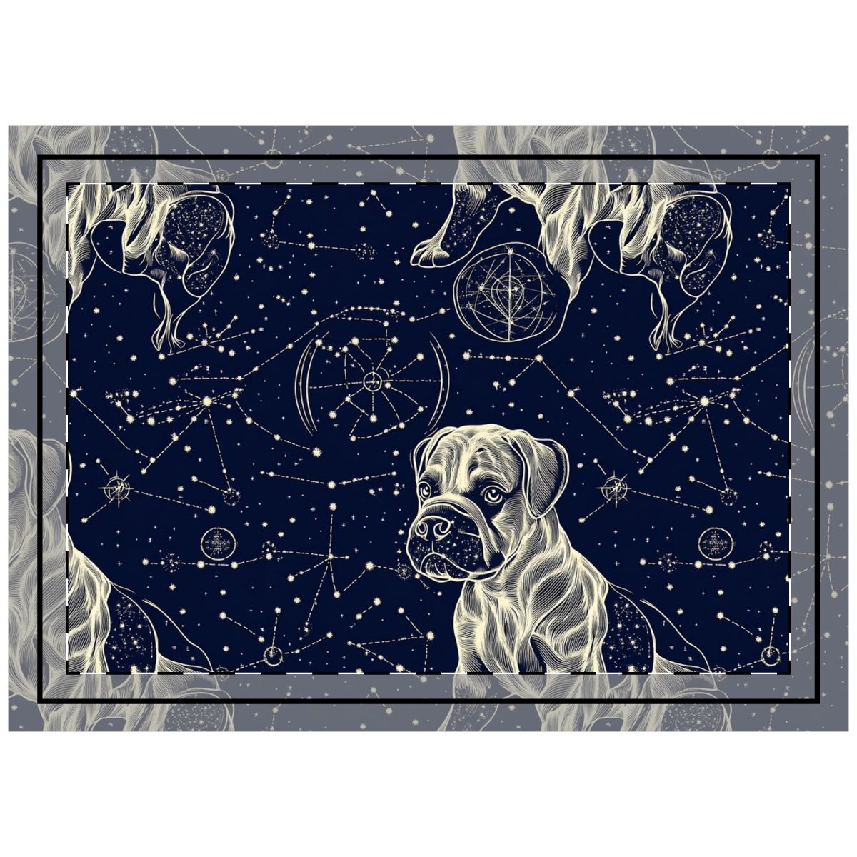 Midnight Navigator Boxers Throw Pillow