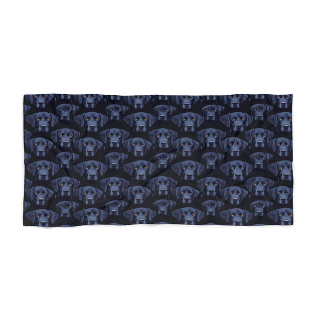 Midnight Reverie Labs Beach Towel