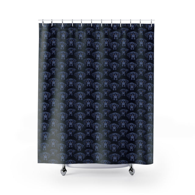 Midnight Reverie Labs Shower Curtain